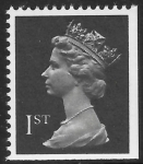SG.1447 1st phos. brownish black imperf bottom & right    Photo Harrison perf 15x14  gummed U/M (MNH)