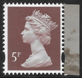 U3072  5p  2B  reddish brown 'M20L'   'MPIL'  DY34 ISP U/M (MNH)