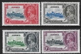 1935  Jamaica - SG.114-7  KGV Silver Jubilee set  mounted mint.  Cat. value £21.00