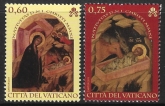 2011 Vatican  SG.1643-4  Christmas set 2 values U/M (MNH)