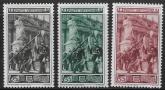 1950 Vatican  SG.159-61  set 3 values Centenary of Papal Guard  set 3 values U/M (MNH)