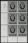 N58  4d grey green cyld 3 dot control W35  perf 2A(P/P)  U/M (MNH)