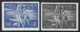 1948 Vatican  SG.137-138  'Raphael & Tobias' set 2 values  mounted mint (Cat. £1000)