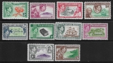 1940  Pitcairn Islands SG.1-8 set 10 values U/M (MNH)