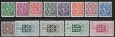 1953 St. Lucia  SG.172-84 13 values U/M(MNH)