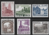 1953 Norfolk Island SG.13-8  set 6 values U/M (MNH)