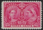 1897  Canada  SG.126  3c carmine  U/M (MNH)