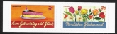 2016  Germany. SG.4054-5  Greetings stamps. ex booklet U/M (MNH)