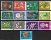 1963  Sierra Leone  SG.242-52  Sierra Leone Flowers. set 13 values U/M (MNH)