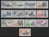 1956 Sierra Leone  SG.210-22 set 13 values U/M (MNH)