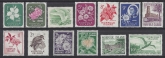 1960-2  Norfolk Island. SG.24-36  set 13 values U/M (MNH)