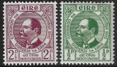 1943  Ireland  SG.129-30 Gaelic League set 2 values U/M (MNH)