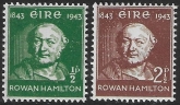 1943  Ireland  SG.131-2  Hamilton  set 2 values U/M (MNH)