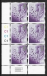 SG.  S137 Scotland £1.05  thistle  cyld. C1 x 4 phos. C1  grid  R1 C4  Cartor U/M (MNH)