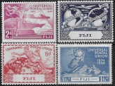 1949 Fiji. SG.272-5  Universal Postal Union set 4 values U/M (MNH)