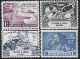 1949 Gilbert & Ellice. SG.59-62  Universal Postal Union set 4 values U/M (MNH)