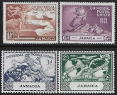 1949 Jamaica. SG.145-8  Universal Postal Union set 4 values U/M (MNH)