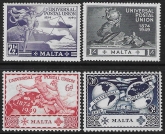 1949 Malta  SG.231-4  Universal Postal Union set 4 values U/M (MNH)