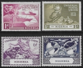 1949 Nigeria  SG.64-7  Universal Postal Union set 4 values U/M (MNH)