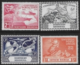 1949 Northern Rhodesia  SG.50-3  Universal Postal Union set 4 values U/M (MNH)