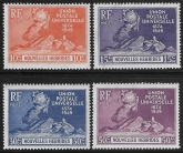 1949 New Hebrides  SG. F77-80  Universal Postal Union  set 4 values U/M (MNH)