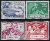 1949  St Kitts-Nevis SG.82-5  Universal Postal Union  set 4 values U/M (MNH)