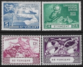 1949  St Vincent  SG.178-81  Universal Postal Union  set 4 values U/M (MNH)