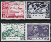 1949  Sarawak SG.167-70  Universal Postal Union  set 4 values U/M (MNH)