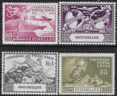 1949  Seychelles SG.154-7  Universal Postal Union  set 4 values U/M (MNH)