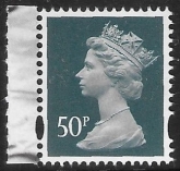 U3077?   50p grey-green M20L  MPIL  DY36   ISP U/M (MNH)