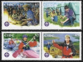 2002  Ireland  SG.1516-9  75th Anniversary of Scouting.  set 4 values U/M (MNH)