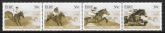 2002  Ireland  SG.1520-3 250th Anniversary of Steeplechasing.  set 4 values U/M (MNH)