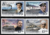 2020  South Georgia  SG.763-6   Shackletons Unsung Heroes.  set 4 values U/M (MNH)