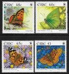 2005  Ireland SG.1740-3  Butterflies set 4 values U/M (MNH)