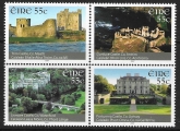 2007  Ireland SG.1834-7 Castles.  set 4 values U/M (MNH)