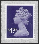 U2973a  £4.20  deep violet M21L  SBP T3 Walsall (ISP) U/M (MNH)