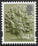 EN65   £1.70 Oak Tree (new typeface)  Litho ISP/Cartor. U/M (MNH)