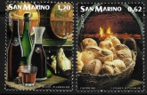 2005 San Marino  SG.2030-1 Europa 'Gastronomy set 2 values U/M (MNH)