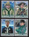 2007 Gibraltar  SG.1212-5 Scouting set 4 values U/M (MNH)