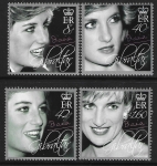 2007 Gibraltar SG.1202-5  10th Anniv Death of Diana Pricess of Wales. set 4 U/M (MNH)