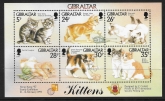 1997 Gibraltar  MS.803  Kittens mini sheet U/M (MNH)