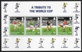 1997  Gibraltar MS.827  Football mini sheet U/M (MNH)