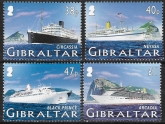 2005  Gibraltar SG.1134-7 Cruise Ships set 4 values U/M (MNH)