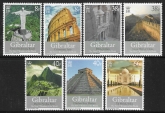 2008  Gibraltar SG.1279-85  The New 7 Wonder of The World set 7 values U/M (MNH)