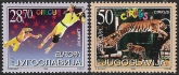 2002  Yugoslavia  SG.3346-7 Europa  'Circus'   set 2 values U/M (MNH)
