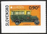 2013  Slovakia  SG.658 Europa 'Postal Transport '  S/adh. ex booklet U/M (MNH)