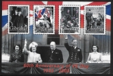 2005  Gibraltar  MS.1133.  60th Anniv. of VE Day mini sheet. U/M (MNH)