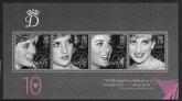 2007  Gibraltar  MS.1206  10th Death Anniv. Princess Diana.  mini sheet. U/M (MNH)