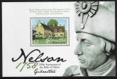 2008  Gibraltar  MS.1274.  250th Birth Anniv. Lord Nelson  mini sheet. U/M (MNH)