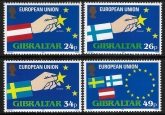 1995  Gibraltar  SG.736-9  Expansion of EU. set 4 values  U/M (MNH)
